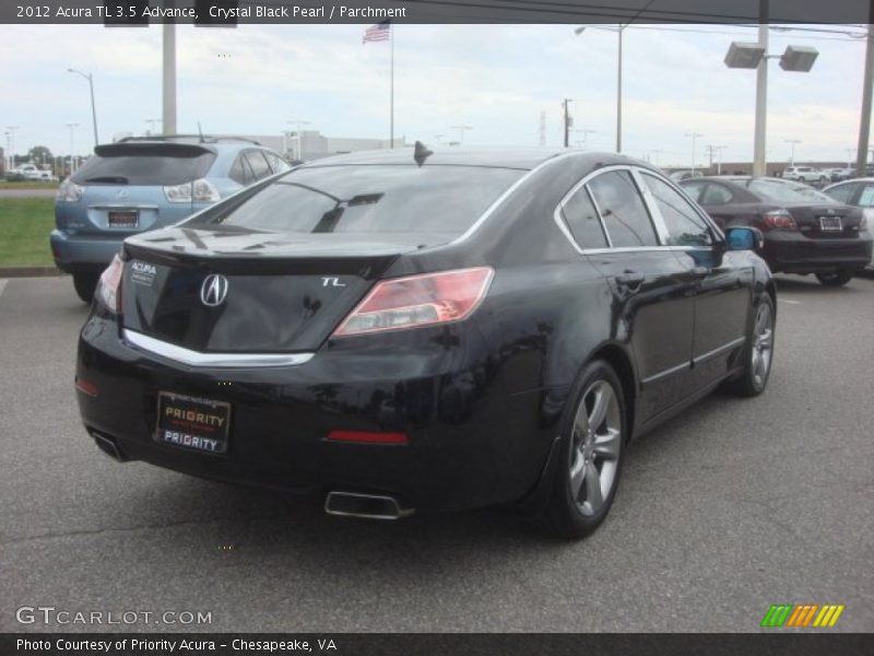 Crystal Black Pearl / Parchment 2012 Acura TL 3.5 Advance