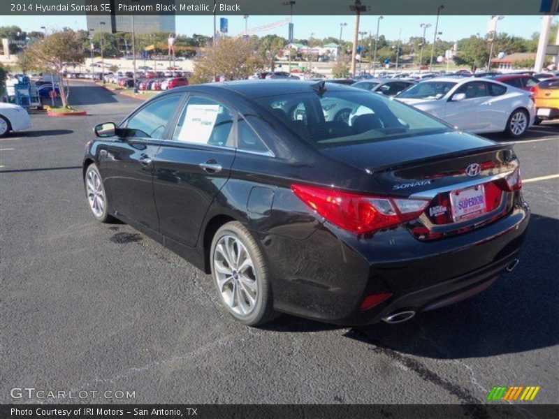 Phantom Black Metallic / Black 2014 Hyundai Sonata SE
