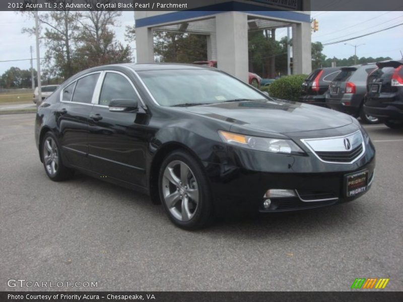 Crystal Black Pearl / Parchment 2012 Acura TL 3.5 Advance