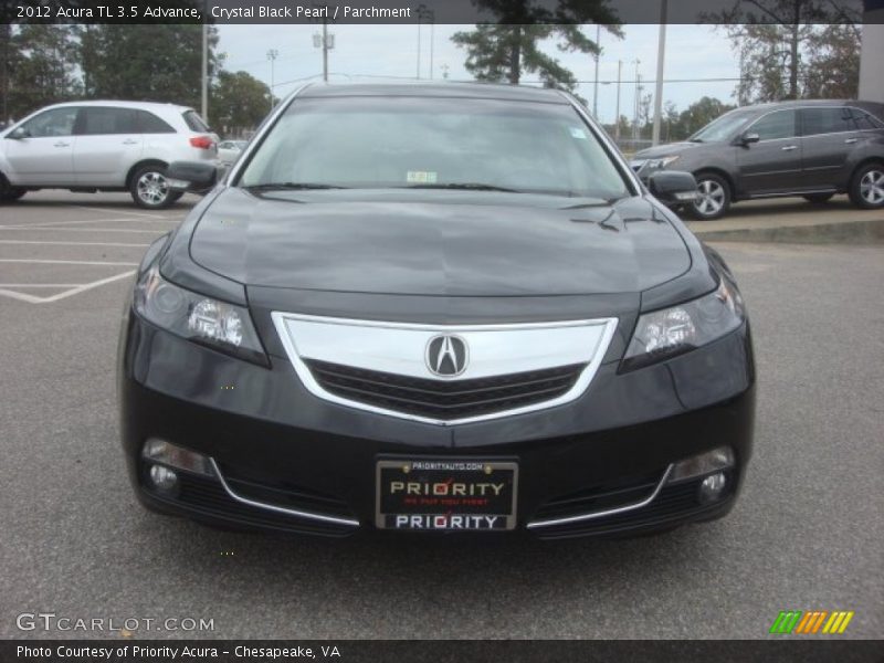 Crystal Black Pearl / Parchment 2012 Acura TL 3.5 Advance