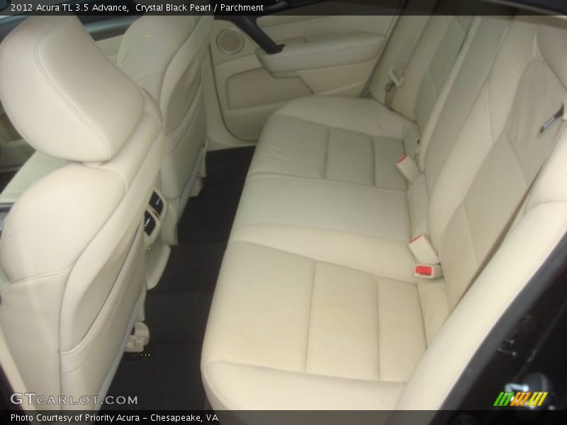 Crystal Black Pearl / Parchment 2012 Acura TL 3.5 Advance
