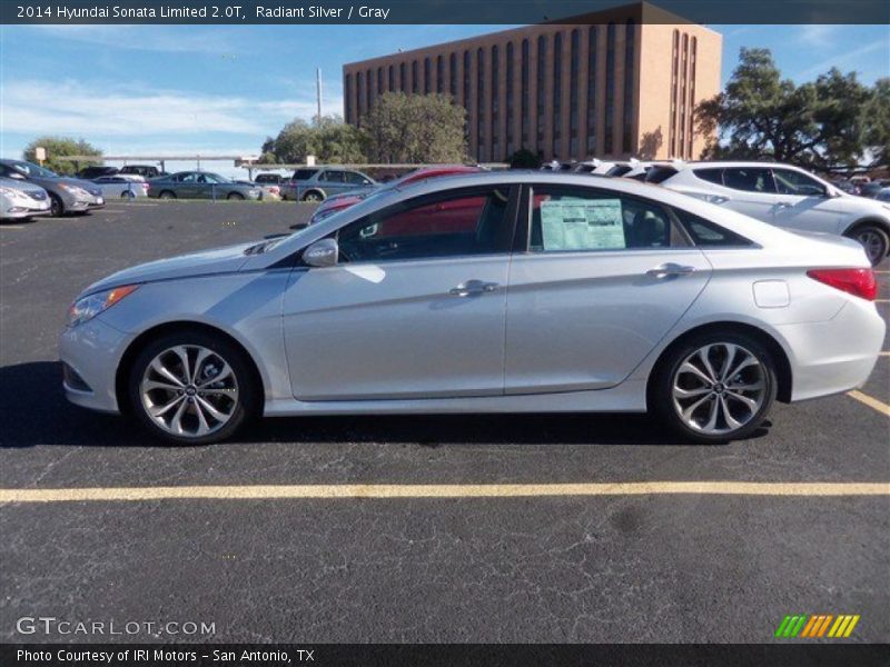 Radiant Silver / Gray 2014 Hyundai Sonata Limited 2.0T