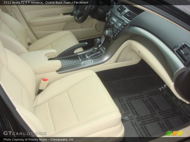 Crystal Black Pearl / Parchment 2012 Acura TL 3.5 Advance