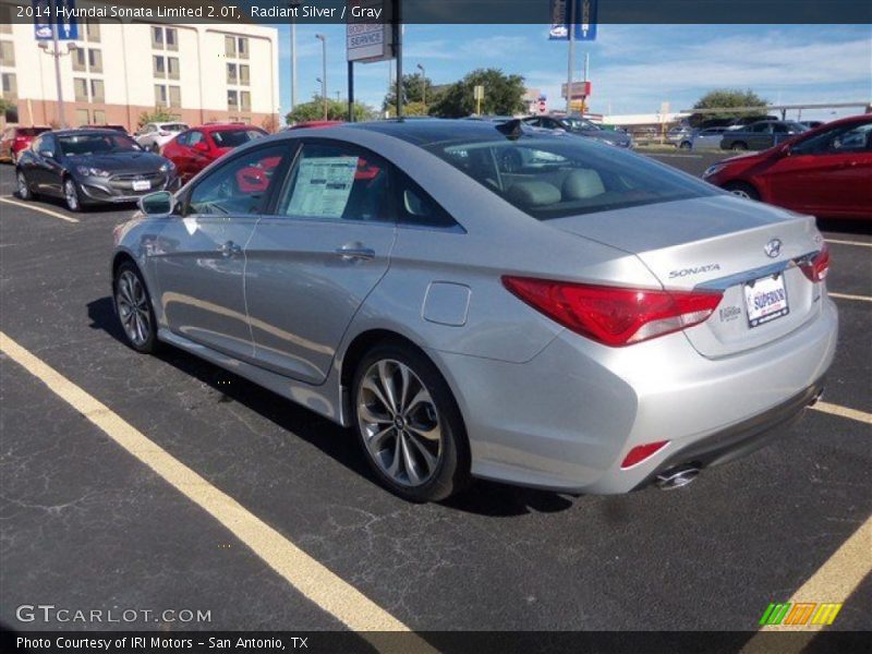 Radiant Silver / Gray 2014 Hyundai Sonata Limited 2.0T