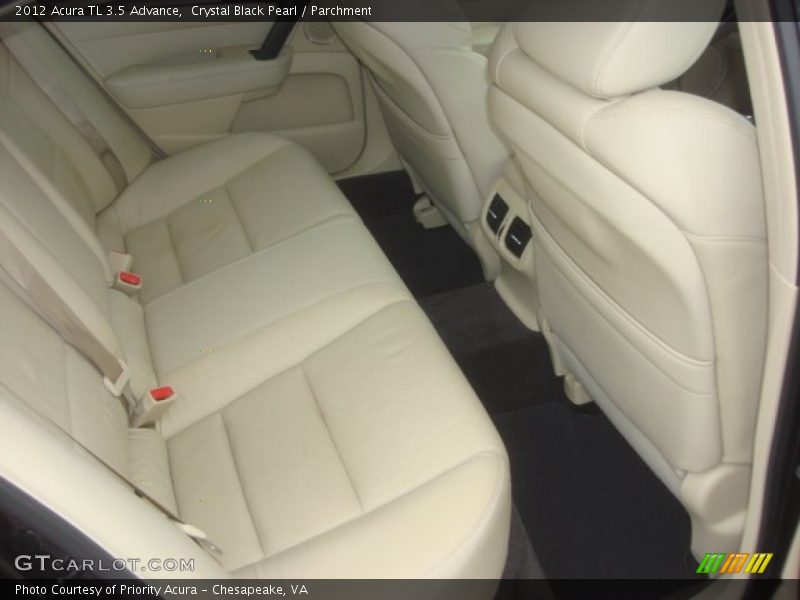 Crystal Black Pearl / Parchment 2012 Acura TL 3.5 Advance