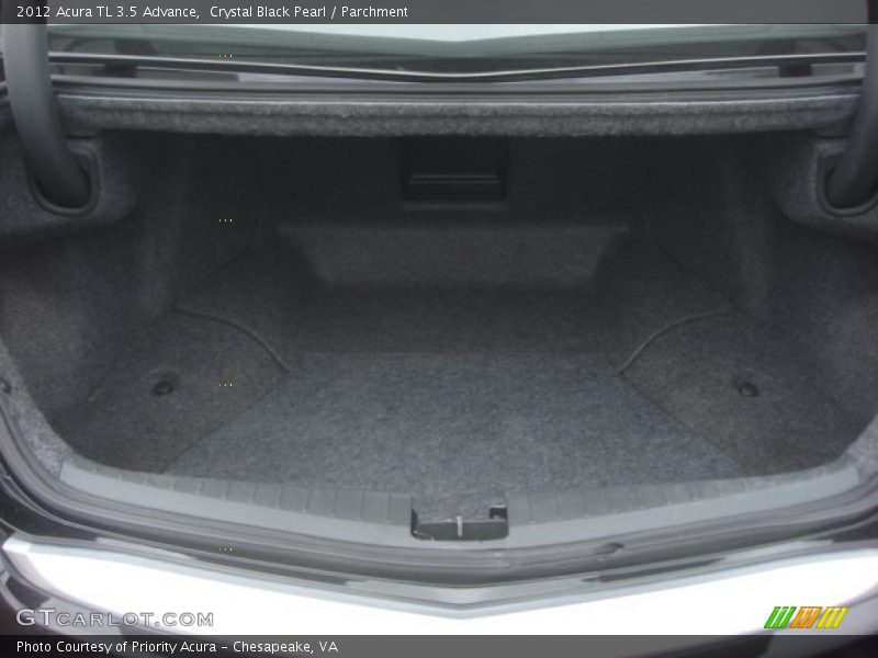 Crystal Black Pearl / Parchment 2012 Acura TL 3.5 Advance