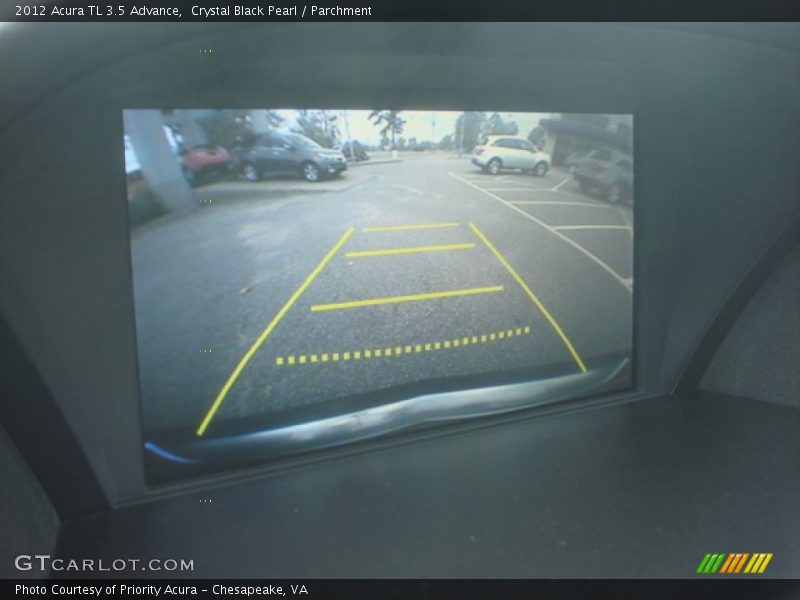 Crystal Black Pearl / Parchment 2012 Acura TL 3.5 Advance