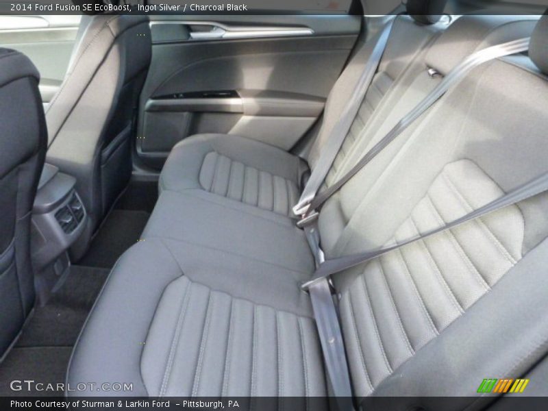 Ingot Silver / Charcoal Black 2014 Ford Fusion SE EcoBoost