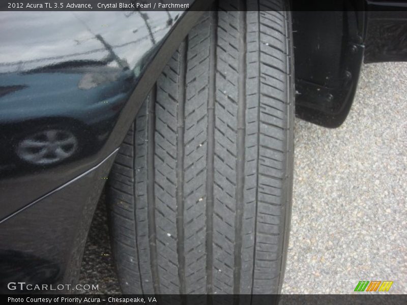 Crystal Black Pearl / Parchment 2012 Acura TL 3.5 Advance