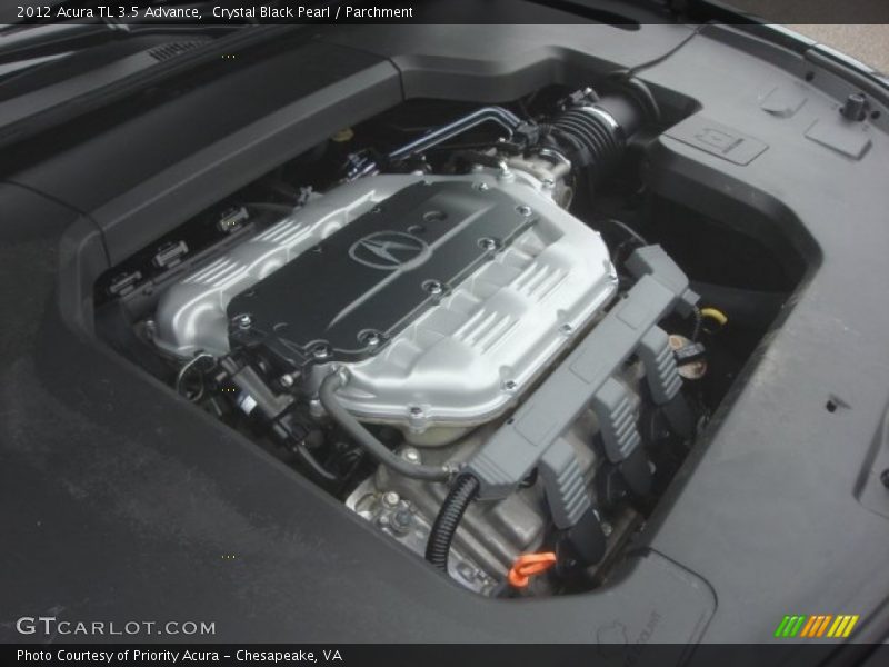 Crystal Black Pearl / Parchment 2012 Acura TL 3.5 Advance