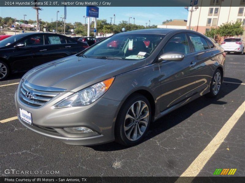 Harbor Gray Metallic / Gray 2014 Hyundai Sonata SE 2.0T