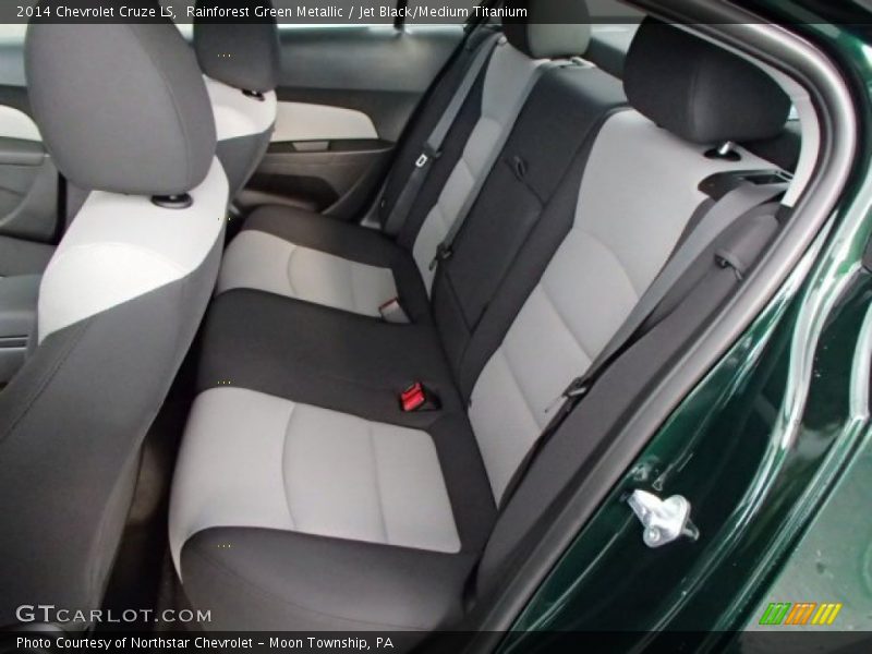 Rainforest Green Metallic / Jet Black/Medium Titanium 2014 Chevrolet Cruze LS