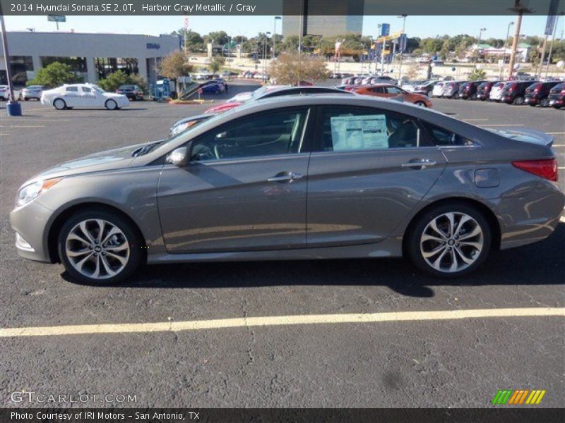 Harbor Gray Metallic / Gray 2014 Hyundai Sonata SE 2.0T