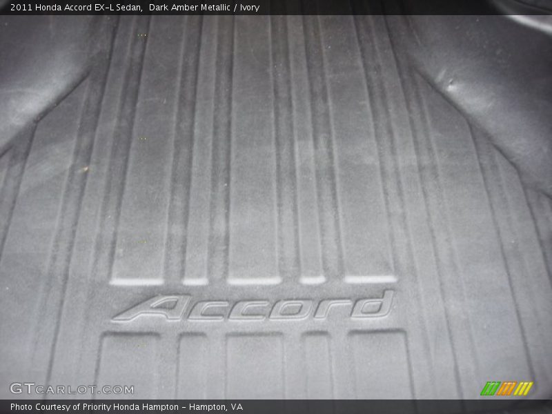 Dark Amber Metallic / Ivory 2011 Honda Accord EX-L Sedan