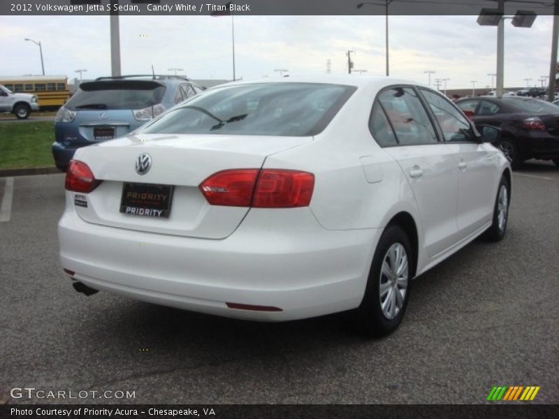 Candy White / Titan Black 2012 Volkswagen Jetta S Sedan