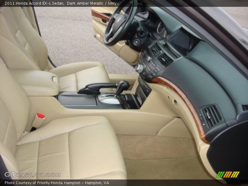 Dark Amber Metallic / Ivory 2011 Honda Accord EX-L Sedan