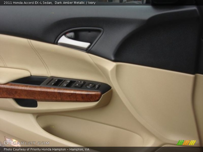 Dark Amber Metallic / Ivory 2011 Honda Accord EX-L Sedan