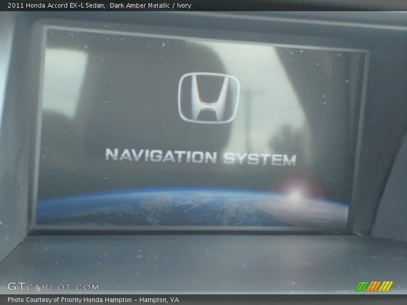 Dark Amber Metallic / Ivory 2011 Honda Accord EX-L Sedan