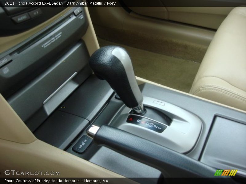 Dark Amber Metallic / Ivory 2011 Honda Accord EX-L Sedan