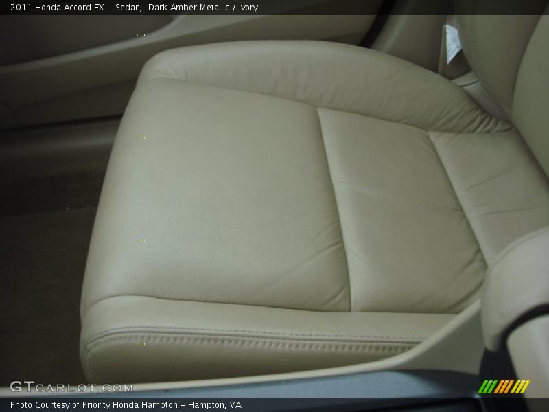 Dark Amber Metallic / Ivory 2011 Honda Accord EX-L Sedan