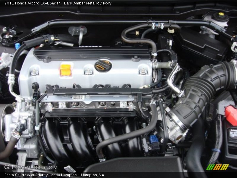 Dark Amber Metallic / Ivory 2011 Honda Accord EX-L Sedan