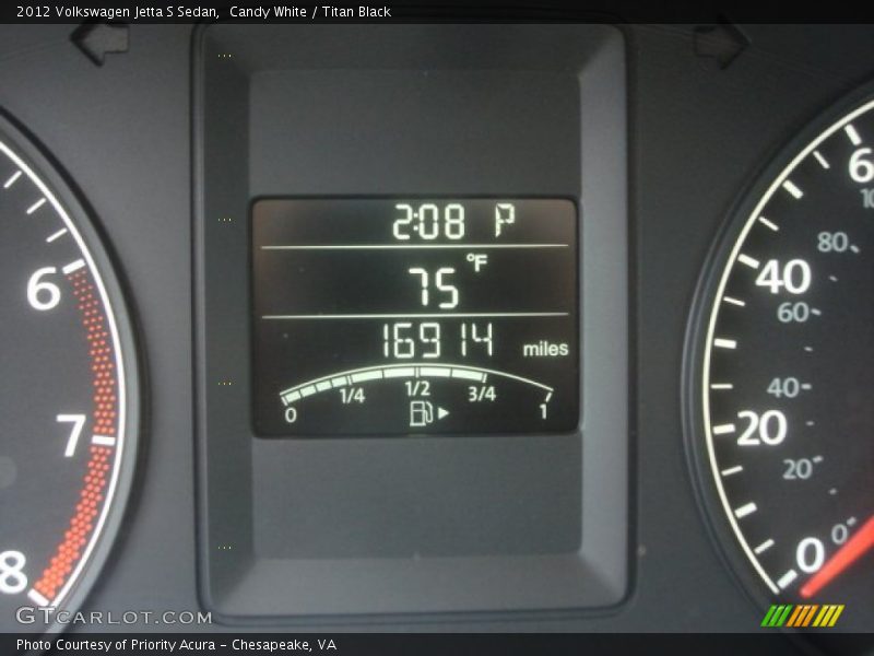 Candy White / Titan Black 2012 Volkswagen Jetta S Sedan