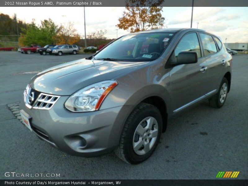 Platinum Graphite / Black 2012 Nissan Rogue S AWD