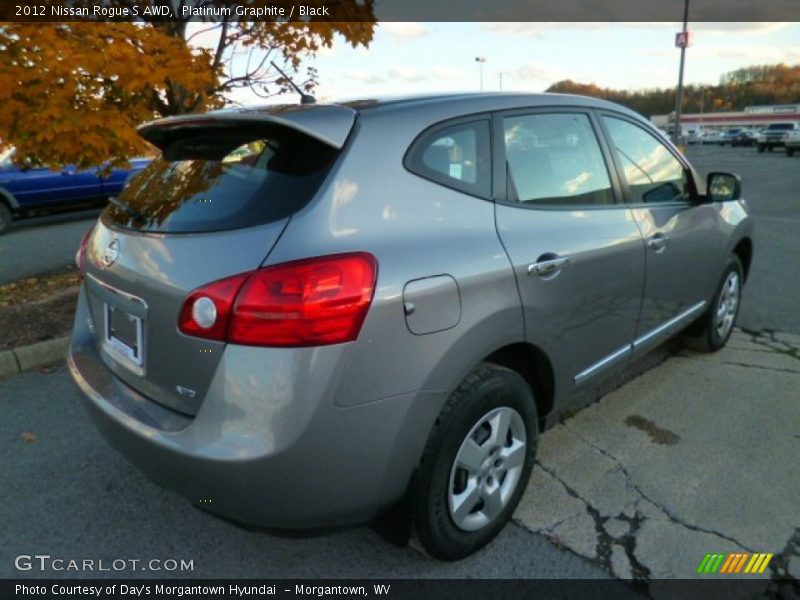 Platinum Graphite / Black 2012 Nissan Rogue S AWD