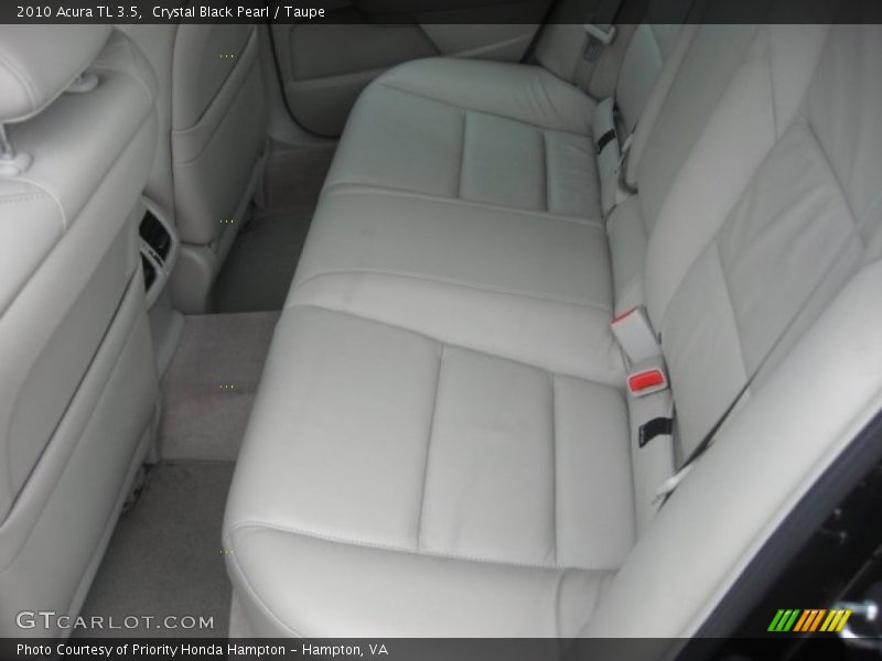 Crystal Black Pearl / Taupe 2010 Acura TL 3.5