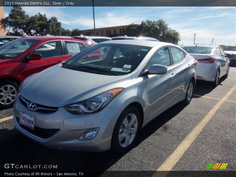 Silver / Gray 2013 Hyundai Elantra GLS