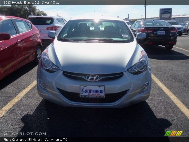Silver / Gray 2013 Hyundai Elantra GLS