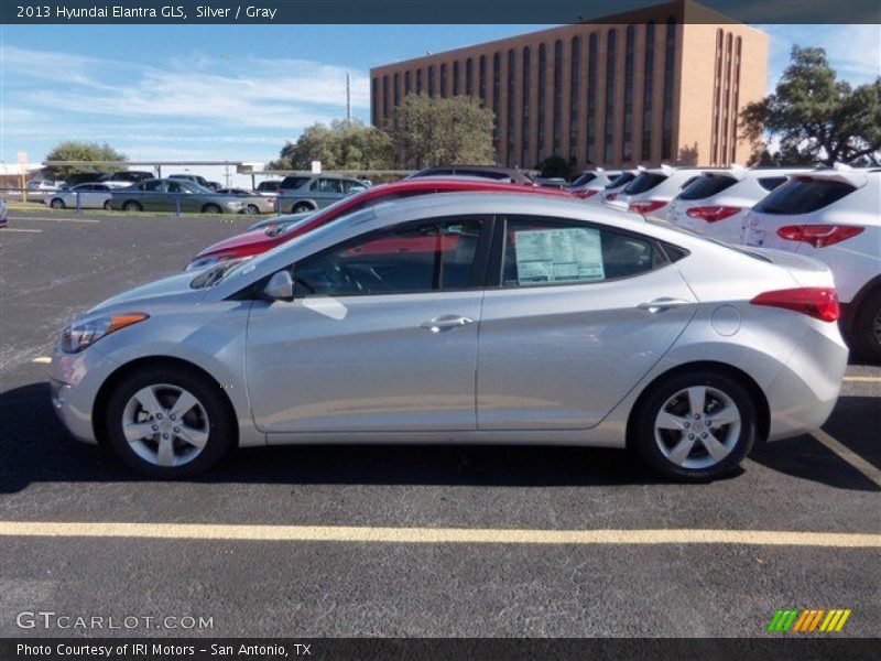 Silver / Gray 2013 Hyundai Elantra GLS