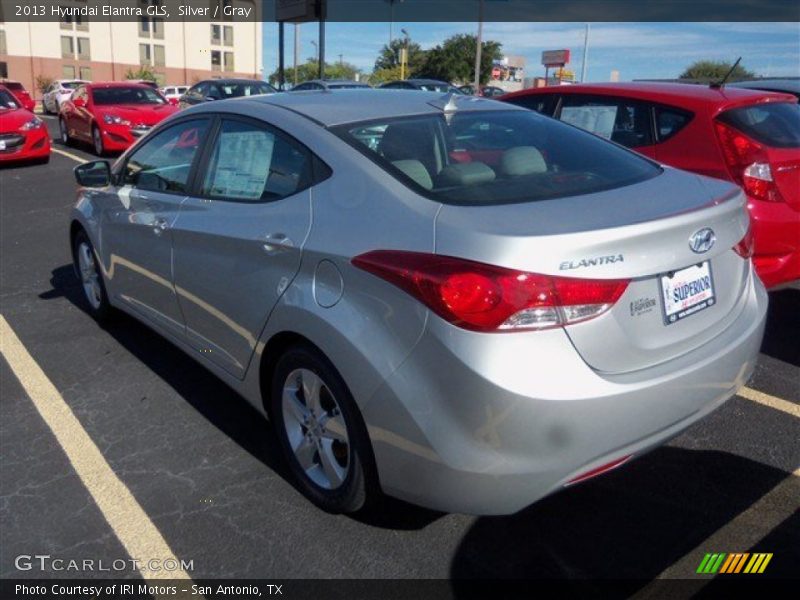 Silver / Gray 2013 Hyundai Elantra GLS