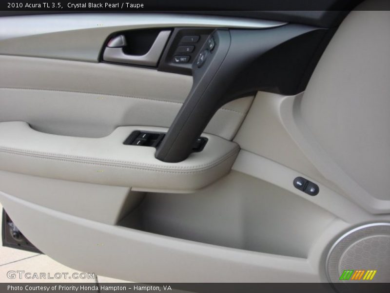 Crystal Black Pearl / Taupe 2010 Acura TL 3.5