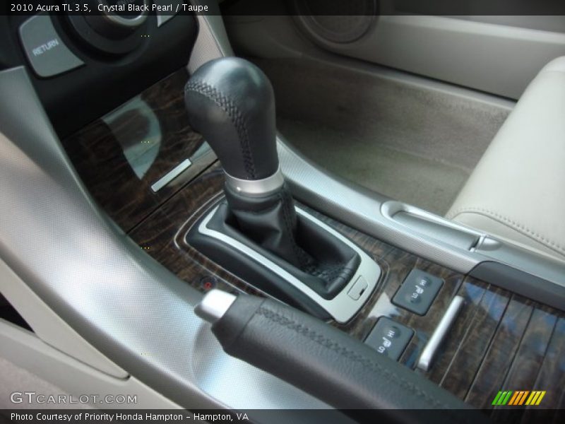 Crystal Black Pearl / Taupe 2010 Acura TL 3.5