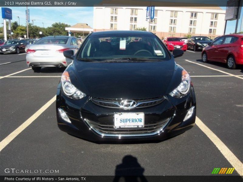 Black / Gray 2013 Hyundai Elantra GLS