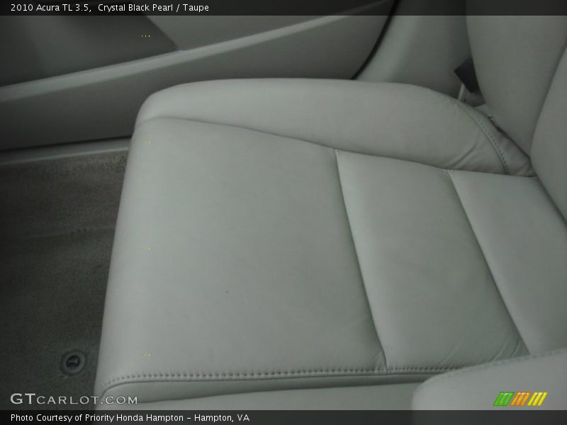 Crystal Black Pearl / Taupe 2010 Acura TL 3.5