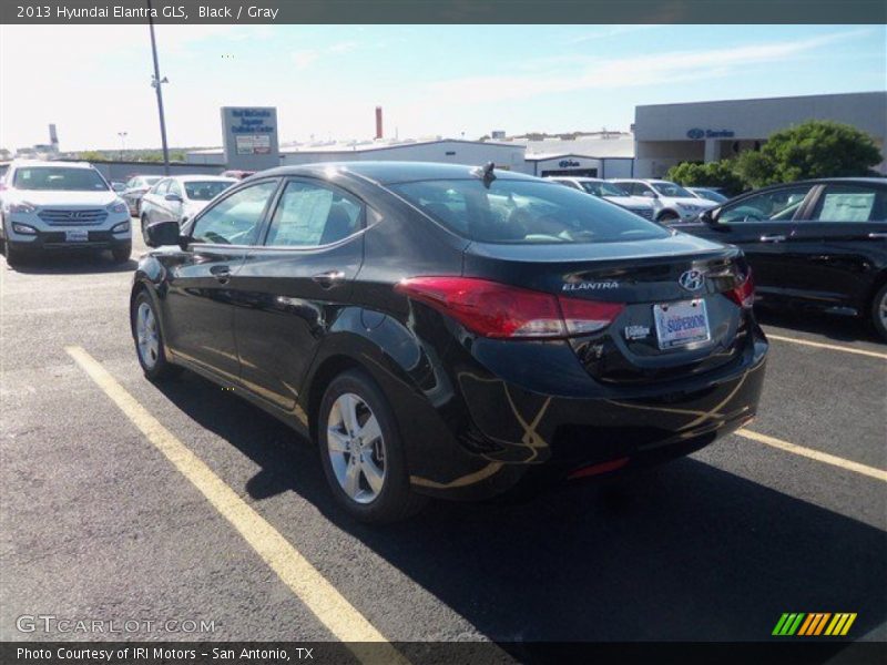 Black / Gray 2013 Hyundai Elantra GLS