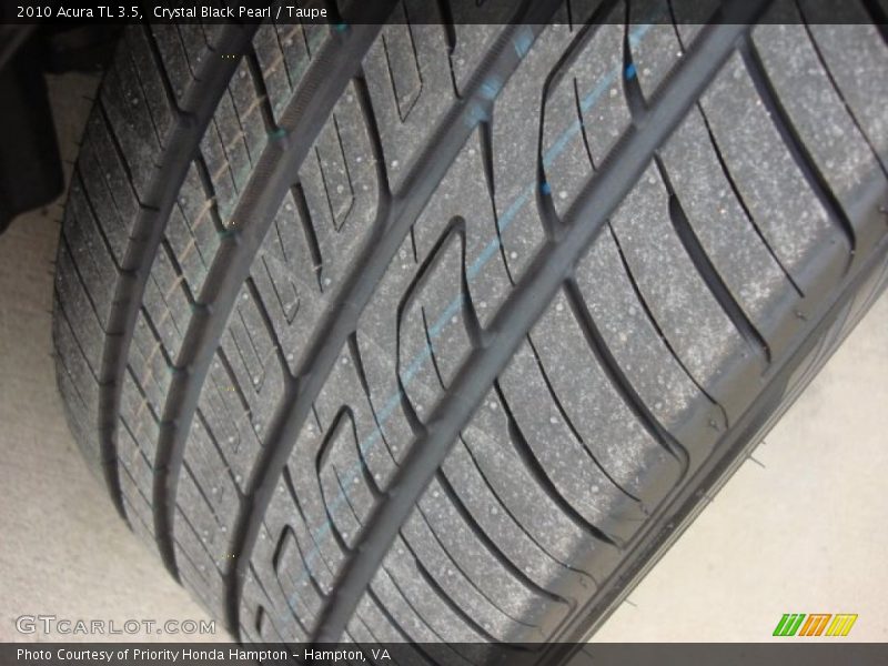 Crystal Black Pearl / Taupe 2010 Acura TL 3.5
