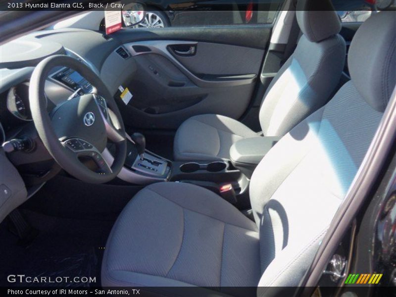 Black / Gray 2013 Hyundai Elantra GLS