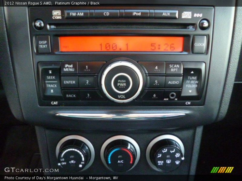 Platinum Graphite / Black 2012 Nissan Rogue S AWD