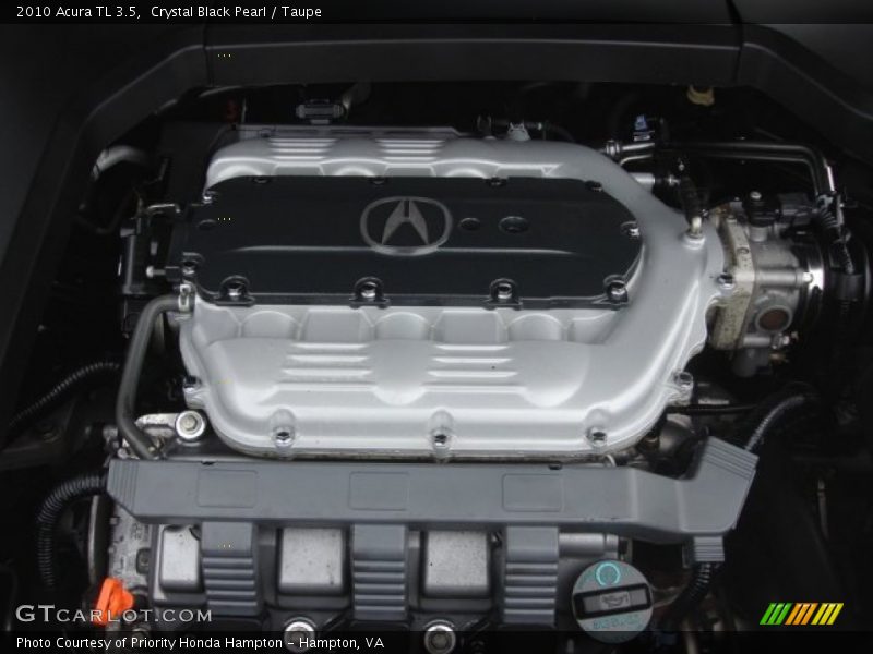 Crystal Black Pearl / Taupe 2010 Acura TL 3.5