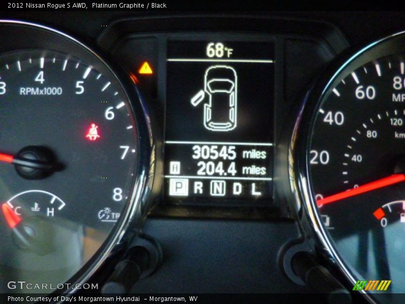 Platinum Graphite / Black 2012 Nissan Rogue S AWD