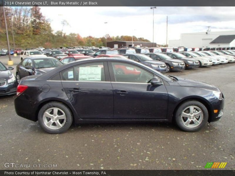 Blue Ray Metallic / Jet Black 2014 Chevrolet Cruze LT