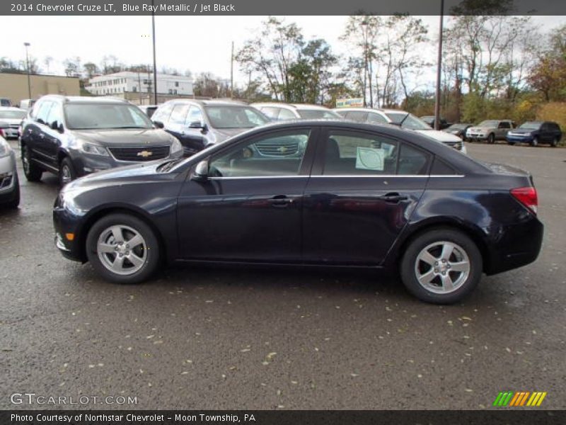 Blue Ray Metallic / Jet Black 2014 Chevrolet Cruze LT