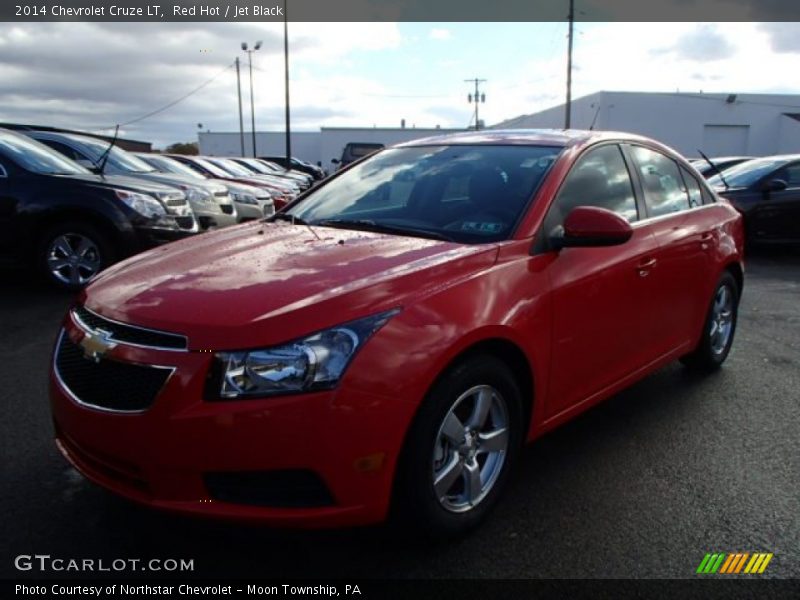 Red Hot / Jet Black 2014 Chevrolet Cruze LT