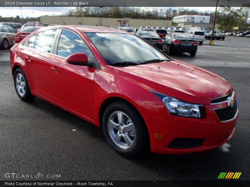 Red Hot / Jet Black 2014 Chevrolet Cruze LT