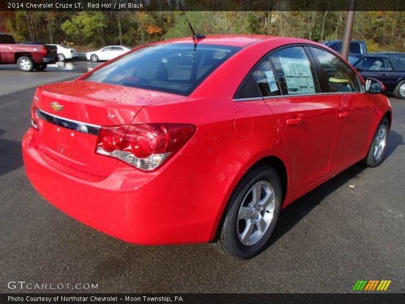 Red Hot / Jet Black 2014 Chevrolet Cruze LT