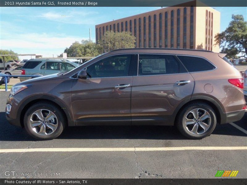 Frosted Mocha / Beige 2013 Hyundai Santa Fe GLS