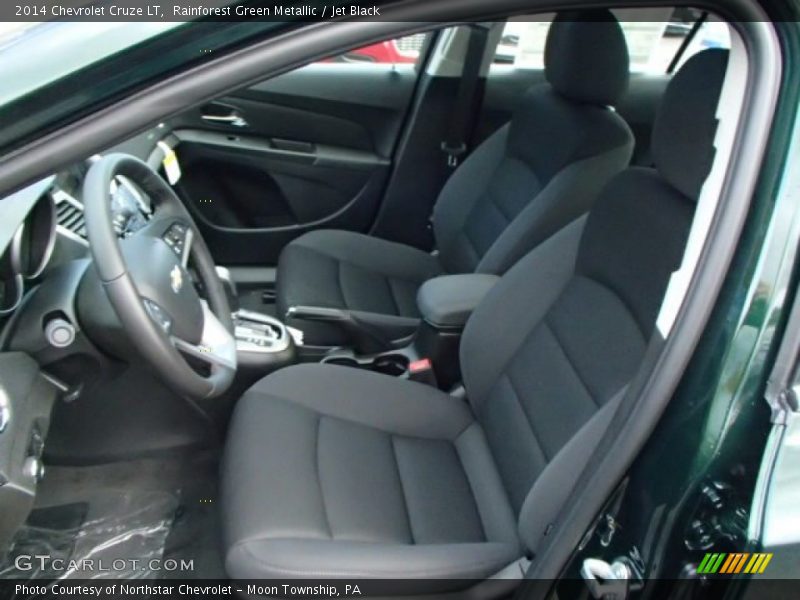Rainforest Green Metallic / Jet Black 2014 Chevrolet Cruze LT